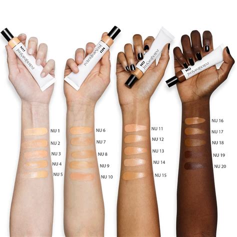 ysl foundation shades.